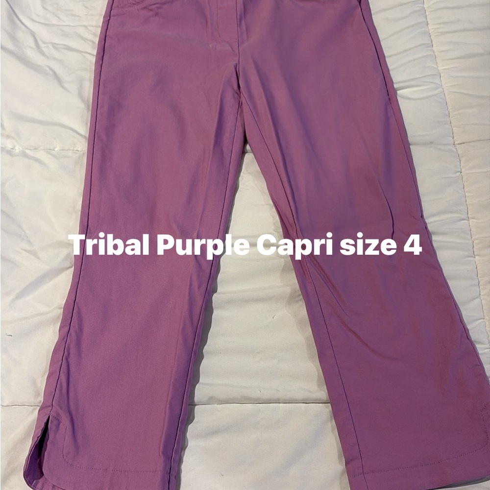 Purple Capri Pants - Size 4